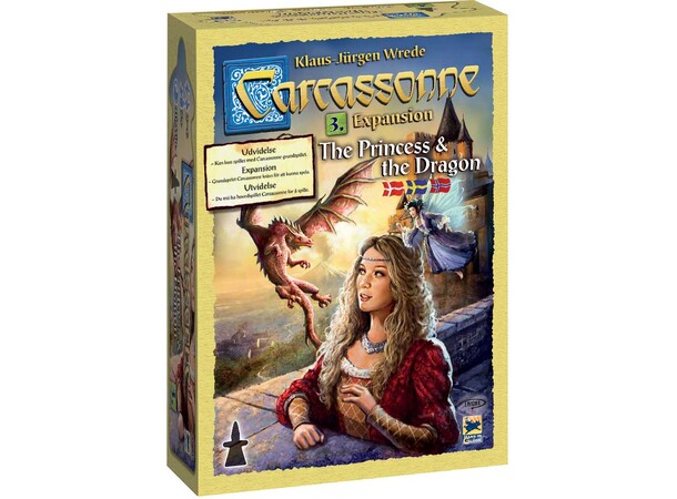 Carcassonne 3 The Princess & Dragon Exp Utvidelse til Carcassonne