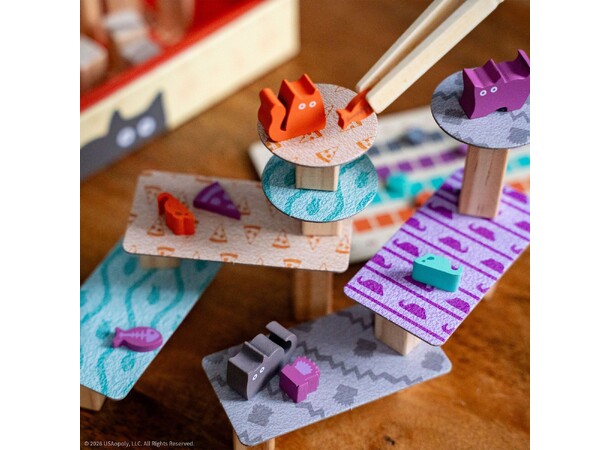 Cats Knocking Things Off Ledges Brettspill 