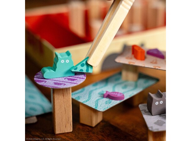 Cats Knocking Things Off Ledges Brettspill 