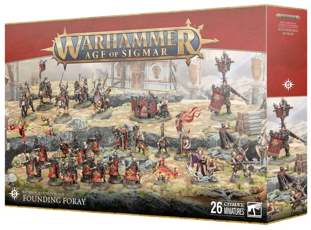 Cities of Sigmar Founding Foray Warhammer Age of Sigmar Battleforce 