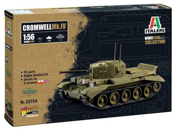 Cromwell Mk. IV Italeri 1:56 Byggesett 