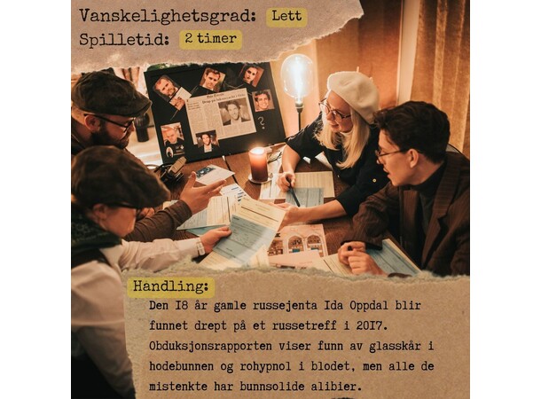 Detective for a Day Russetreffet Drapet på Russetreffet 