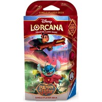 Disney Lorcana Reign of Jafar Starter #1 Single-Player Deck - Ruby & Steel