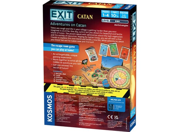 EXIT Adventures on Catan Kortspill 