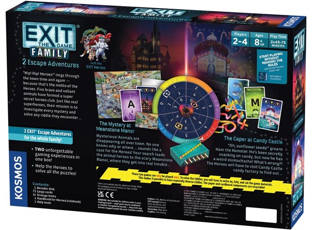 EXIT Family Escape Adventures Brettspill 