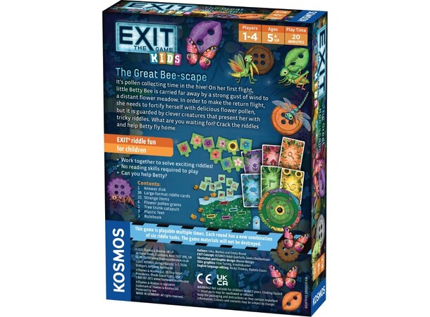 EXIT Kids The Great Bee-scape Brädspel 