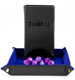 Fold Up Dice Tower - Svart Fanroll