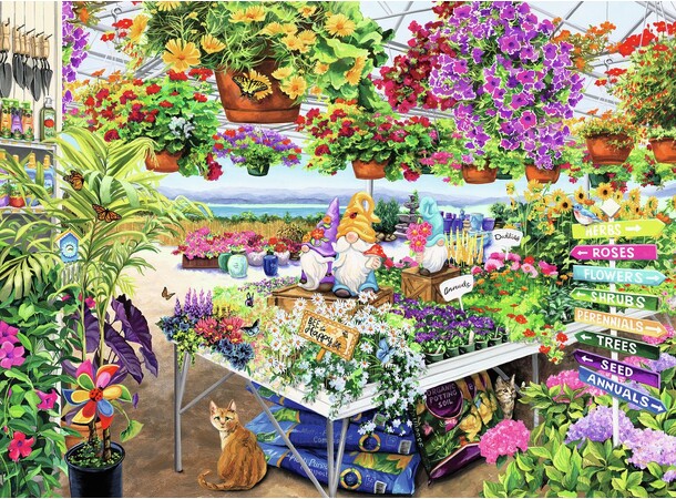 Glorious Garden Centre 500 bitar Pussel Ravensburger Puzzle 