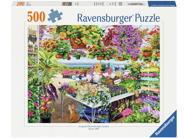 Glorious Garden Centre 500 biter Ravensburger Puzzle Puslespill 