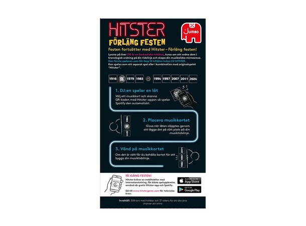 Hitster Förläng Festen - SVENSK 