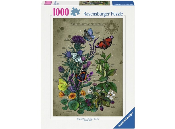 Lifecircle Butterfly 1000 bitar Pussel Ravensburger Puzzle 