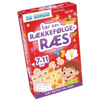 Lær om Rækkefølge Ræs IQ Bingo - DANSK 