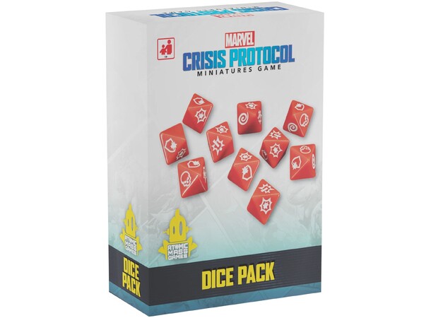 Marvel Crisis Protocol Dice Pack Ekstra terningsett - 10 terninger (2025) 