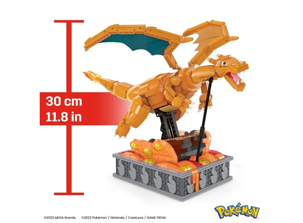 Mega Bloks Pokemon Motion Charizard 1664 biter - 30 cm 