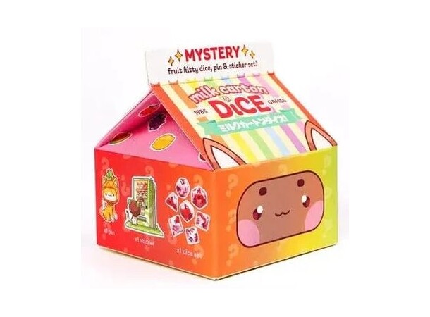 Milk Carton Mystery Dice Set 