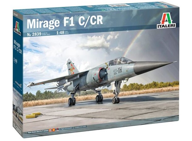 Mirage F1 C/CR Italeri 1:48 Byggesett 