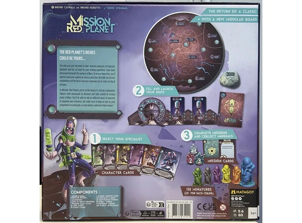 Mission Red Planet Brettspill Third Edition 
