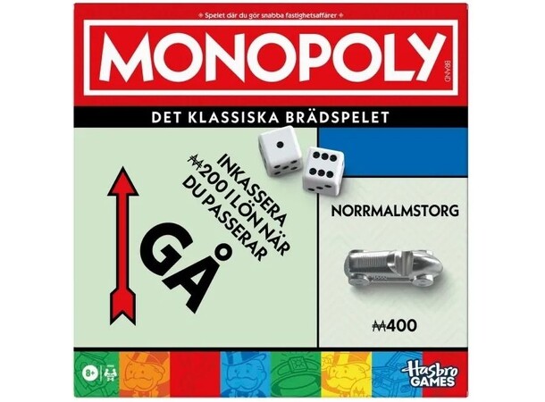 Monopoly Brettspill - SVENSK 2025 Utgave 