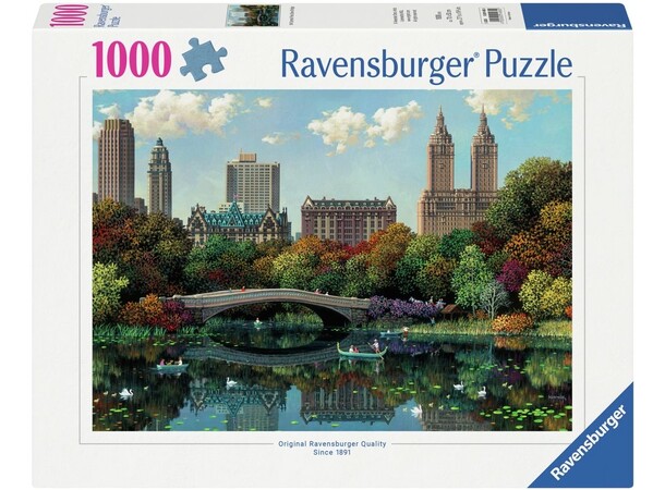 NY Central Park Bow Bridge 1000 biter Ravensburger Puzzle Puslespill 