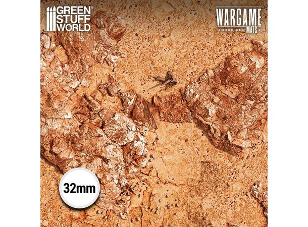Neoprene Mat 4x6 Dreadrock Badlands Green Stuff World - 120 x 180 cm 