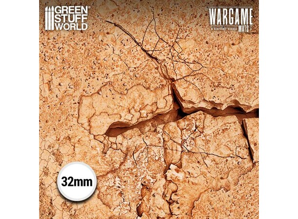 Neoprene Mat 4x6 Dreadrock Badlands Green Stuff World - 120 x 180 cm 