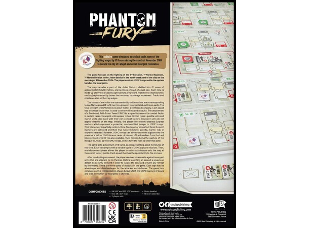 Phantom Fury 2nd Edition Brettspill 