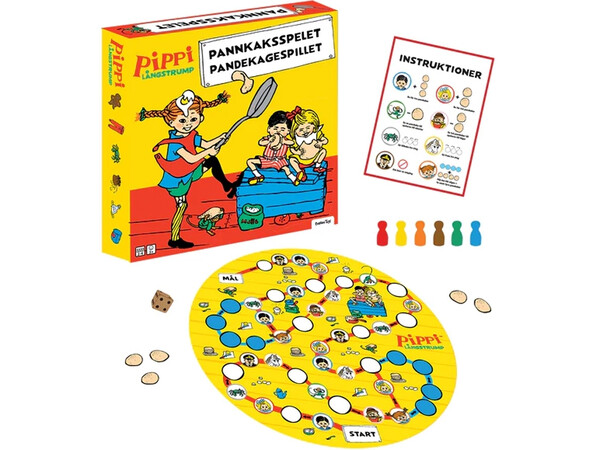 Pippi Långstrump Pannkaksspelet - SVENSK 