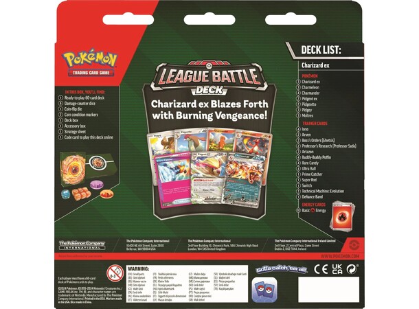 Pokemon Charizard ex League Battle Deck