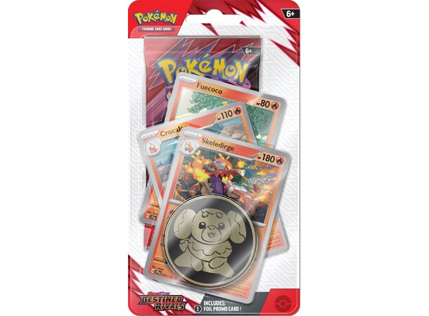 Pokemon Destined Rivals Premium #1 Checklane - Fuecoco/Crocalox/Skeledirge 
