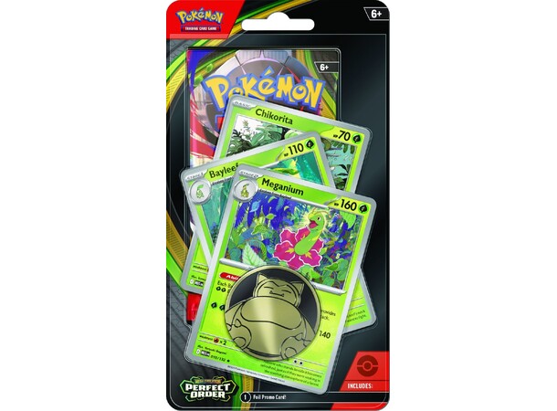 Pokemon Perfect Order Premium Checkl #1 Chickorita, Bayleef, Meganium 