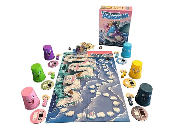 Push Push Penguin Brädspel 