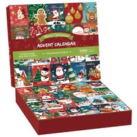 Puslespill Julekalender 24 Motiver Advent Calendar - 1008 biter