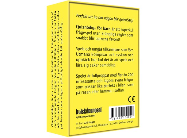 QuizNödig För barn - SVENSK 