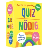 QuizNödig För barn Partyspel Svensk utgåva