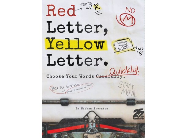 Red Letter Yellow Letter Partyspill 