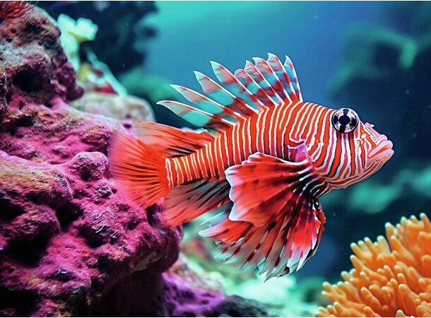 Red Lionfish 500 bitar Pussel Ravensburger Puzzle 
