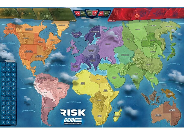 Risk GI JOE Special Missions Brettspill 