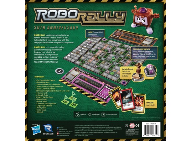 Robo Rally 30th Anniversary Edition Brettspill 