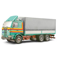Scania 142H 6x2 Canvas Italeri 1:24 Byggesett