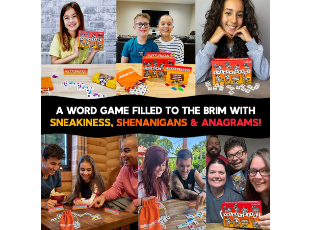 Shenanigrams Ordspill The Mega Mischievous Word Game 