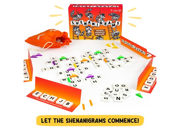 Shenanigrams Ordspill The Mega Mischievous Word Game 