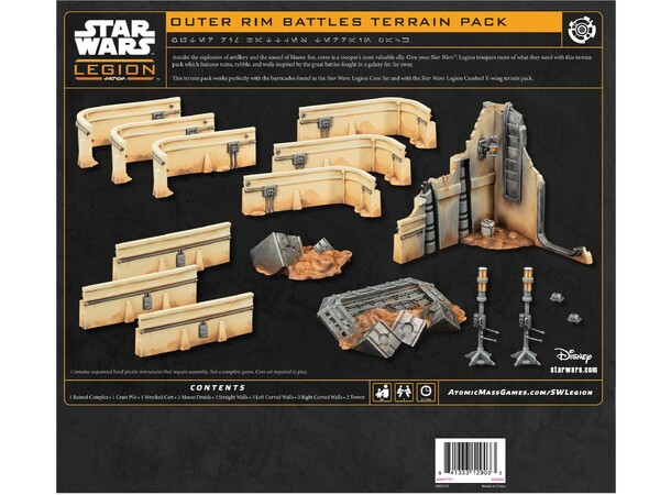 Star Wars Legion Outer Rim Battles Terrain Pack til Star Wars Legion 
