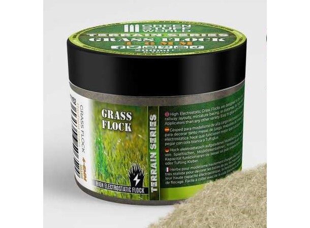 Static Grass Hayfield Grass 4-6mm 200ml Green Stuff World 