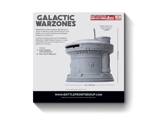Terreng Rebel Outpost Assault Bunker Battlefield in a Box - Galactic Warzones 