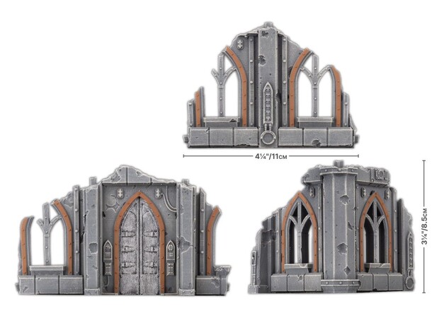 Terreng Warehouse Small Ruins Battlefield in a Box - Gothic Sector 