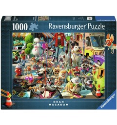 The Dog Walker 1000 biter Puslespill Ravensburger Puzzle