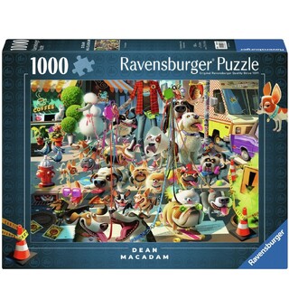 The Dog Walker 1000 biter Puslespill Ravensburger Puzzle