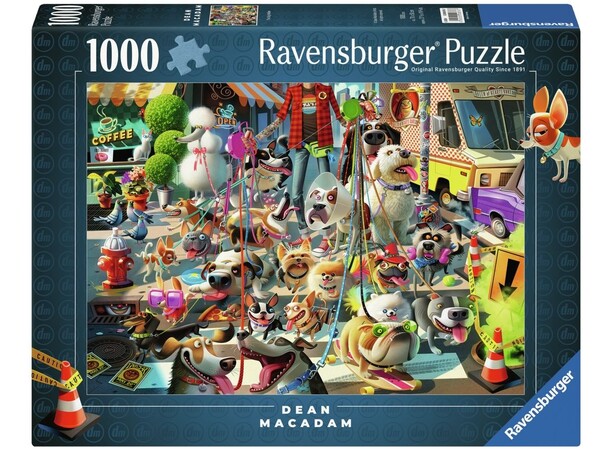 The Dog Walker 1000 biter Puslespill Ravensburger Puzzle 