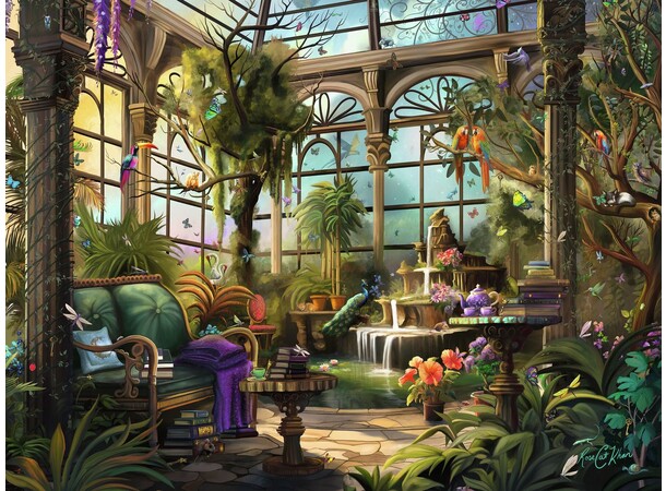 The Green House 1500 biter Puslespill Ravensburger Puzzle 