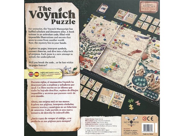The Voynich Puzzle Brettspill 